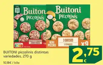 HiperDino Buitoni - piccolinis distintas variedades oferta