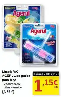 SPAR Agerul - limpia wc colgador para taza oferta