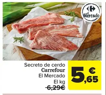 Carrefour Secreto de cerdo Carrefour El Mercado oferta