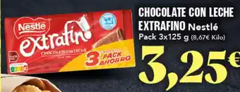 Gadis Nestlé - chocolate con leche extrafino oferta