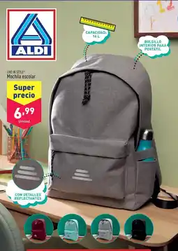 ALDI Live in style - mochila escolar oferta
