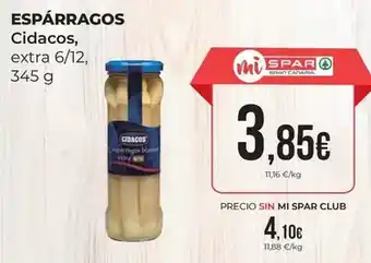 SPAR Gran Canaria Cidacos - esparragos oferta