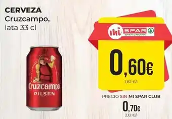 SPAR Gran Canaria Cruzcampo - cerveza oferta