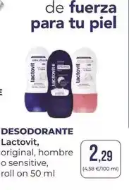 SPAR Gran Canaria Lactovit - desodorante oferta