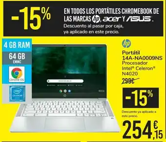Carrefour Portátil 14a-na0009ns oferta
