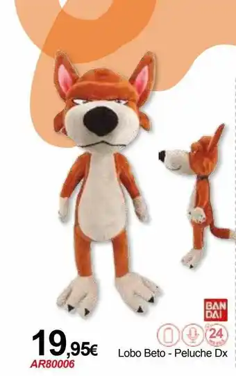 Lobo Beto - Peluche Dx Bandai