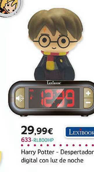 Super Juguete Lexibook Harry Potter - Despertador Digital Con Luz De Noche oferta