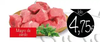 Supermercados Piedra Magro de cerdo oferta