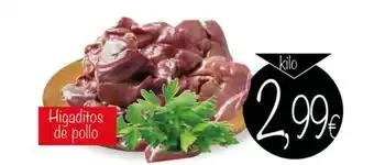 Supermercados Piedra Higaditos de pollo oferta