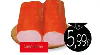 Supermercados Piedra Lomo horno oferta