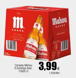 FROIZ Cerveza Mahou 5 Estrellas bote oferta