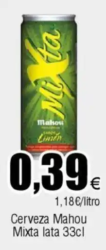 FROIZ Cerveza Mahou Mixta lata oferta