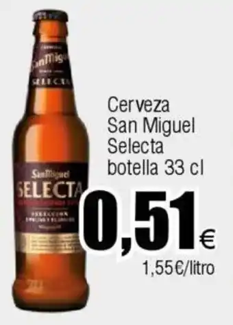 FROIZ Cerveza San Miguel Selecta botella oferta