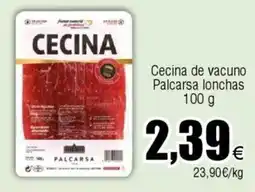 FROIZ Cecina de vacuno Palcarsa lonchas oferta