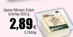 FROIZ Queso Monarc Edam lonchas oferta