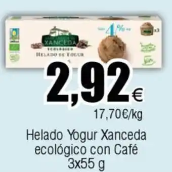 FROIZ Helado Yogur Xanceda ecológico con Café oferta
