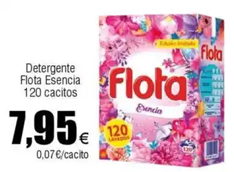 FROIZ Detergente Flota Esencia 120 cacitos oferta