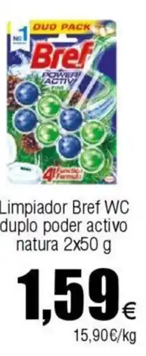FROIZ Limpiador Bref WC duplo poder activo natura oferta