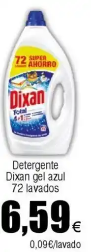 FROIZ Detergente Dixan gel azul 72 lavados oferta