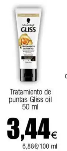 FROIZ Tratamiento de puntas Gliss oil oferta