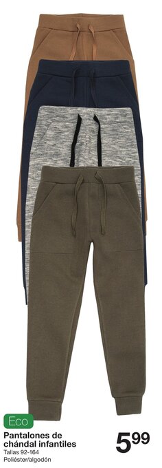 Zeeman Eco Pantalones de chändal infantiles oferta