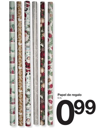 Zeeman Papel de regalo oferta