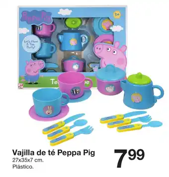 Zeeman Vajilla de té Peppig Pig oferta