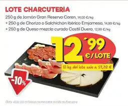 AhorraMas Lote charcuteria oferta
