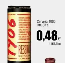 FROIZ 1906 - cerveza oferta