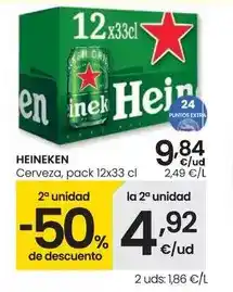 Eroski Heineken - cerveza oferta