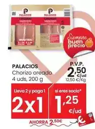 Eroski Palacios - chorizo oreado oferta