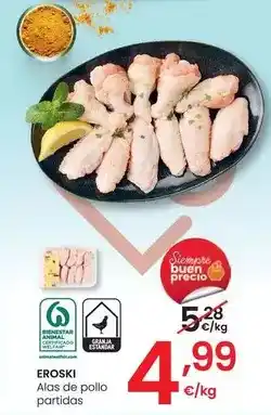 Eroski Eroski - alas de pollo partidas oferta