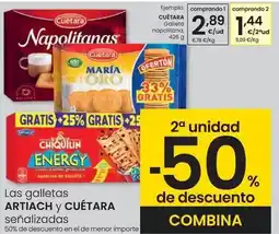 Eroski Cuétara - galleta napolitana oferta
