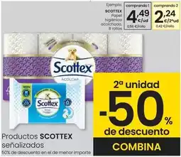 Eroski Scottex - papel higiénico acolchado oferta