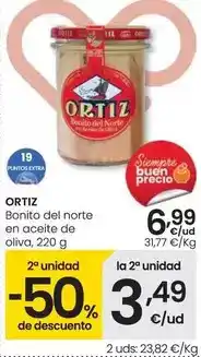 Eroski Ortiz - bonito del norte en aceite de oliva oferta