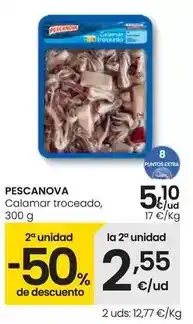 Eroski Pescanova - calamar troceado oferta