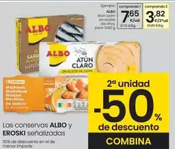 Eroski Albo - atun claro en aceite de oliva oferta