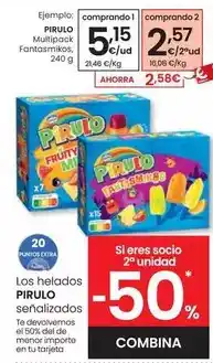 Eroski Pirulo - multipack fantasmikos oferta