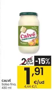 Eroski Calvé - salsa fina oferta