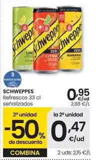 Eroski Schweppes - refrescos oferta