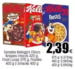 FROIZ Kellogg's - cereales choco krispies chocos oferta