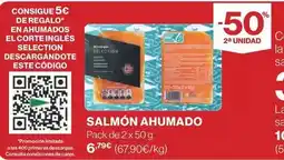 El Corte Inglés Salmón ahumado oferta