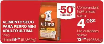 El Corte Inglés Affinity - alimento seco para perro mini adulto ultima oferta