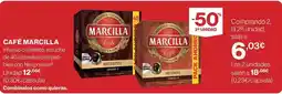 El Corte Inglés Marcilla - café oferta