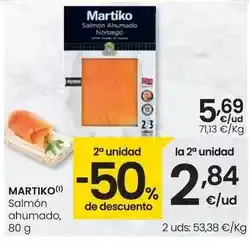 Eroski Martiko - salmon ahumado oferta