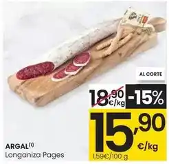 Eroski Argal - longaniza pages oferta