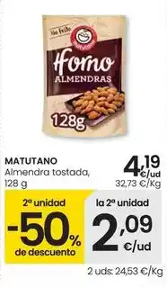 Eroski Matutano - almendra tostada oferta