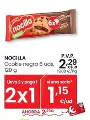 Eroski Nocilla - cookie negra oferta