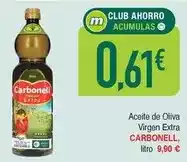 Masymas Carbonell - aceite de oliva virgen extra oferta