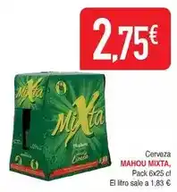 Masymas Mahou mixta - cerveza oferta